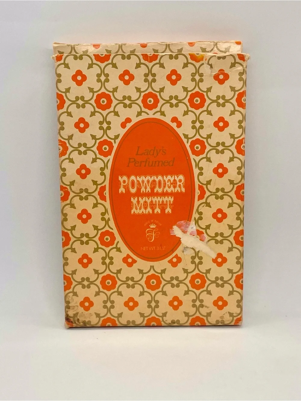 Vintage Lady's Perfumed Powder Mitt The Fuller Brush Company 1970’s NIB
